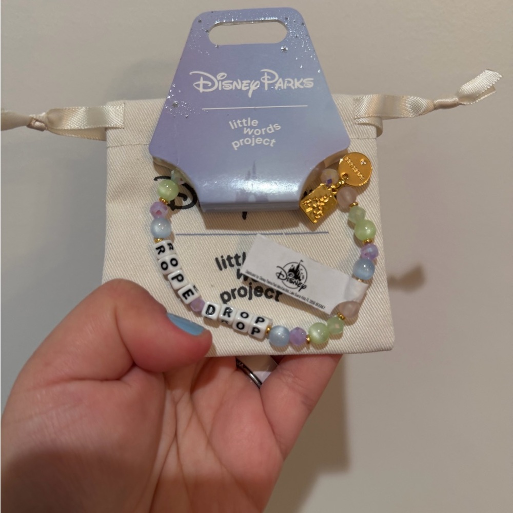 Disney parks Little Words Project rope drop Bracelet